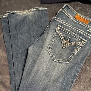 Vigoss Women's Boot Cut Jeans - Classic Blue